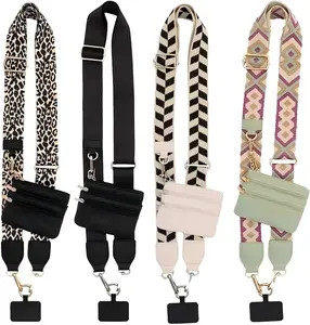 Clip and Go Strap for Phone with Wallet Crossbody, Adjustable Phone Lanyard with Secure Zippered Pouch, Anti-Theft Women's Fashion Accessory, Ideal Gift for Her – Stylish and Functional Design