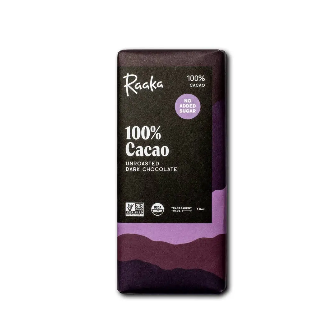 100% Cacao (No Added Sugar) Chocolate Bar 100% Cacao (No Added Sugar) Chocolate Bar