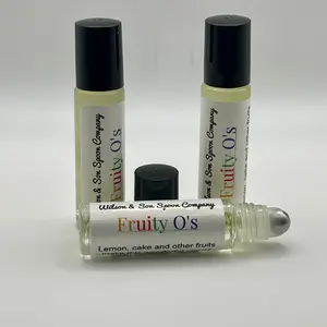 Wilson & Son Spoon Company Fruity O's Roll-On Body Oil, 10 ml (0.34 fl oz) Unisex Scent, Almond-Base Sweet Fruit Fragrance, Convenient On-The-Go Touch-Ups, Daily Use (Beauty & Personal Care, Bath & Body Care)