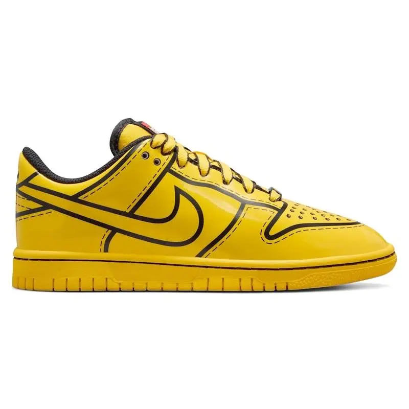 Nike Dunk Low LEGO Tour Yellow (GS) Grade School Sneakers | Classic Low-Top Basketball-Inspired Shoes | Vibrant LEGO-Inspired Colorway with Durable Leather Upper | Comfortable Lifestyle Footwear for Kids | Everyday Casual / Streetwear Sneakers