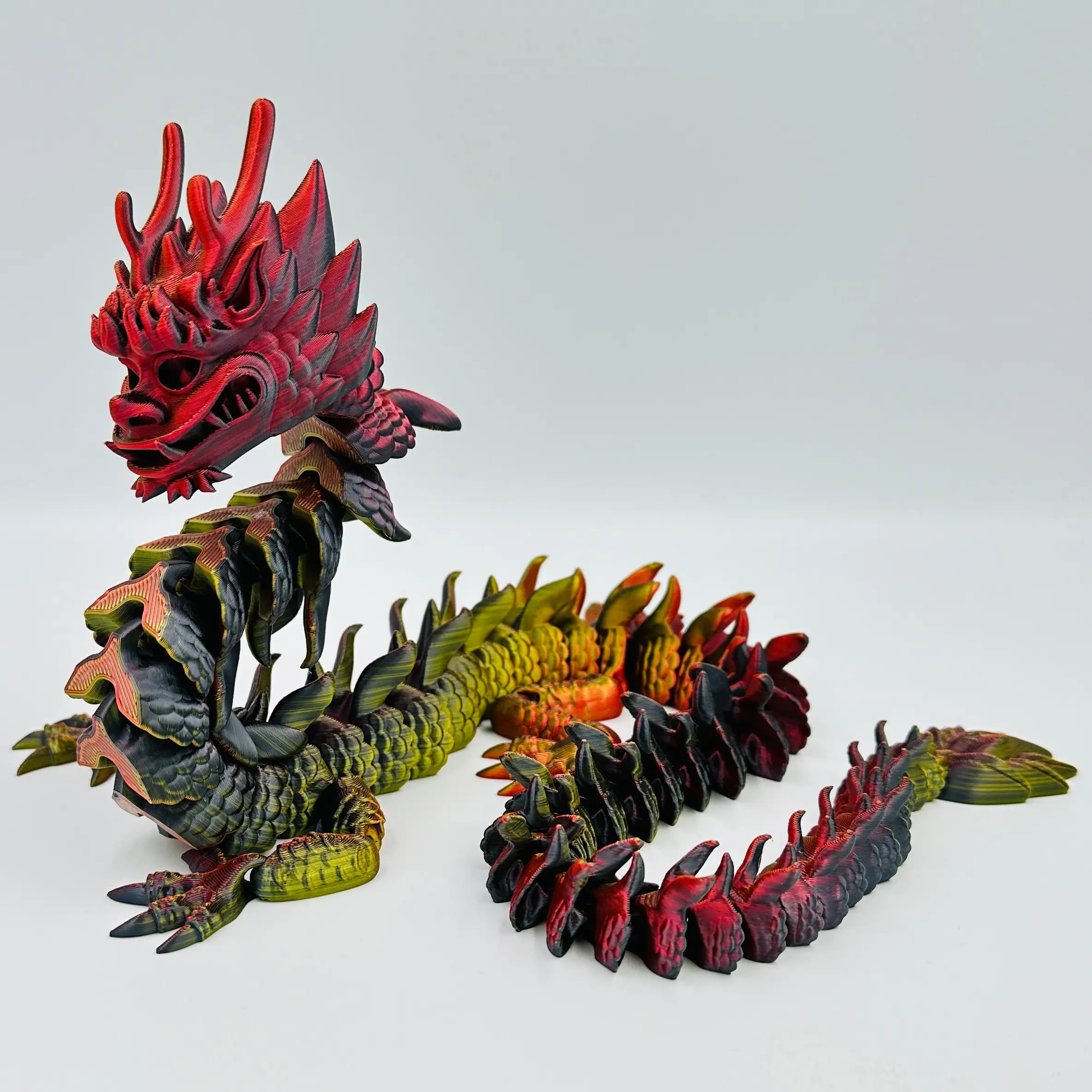Large Imperial Dragon - 3D Printed - Articulated