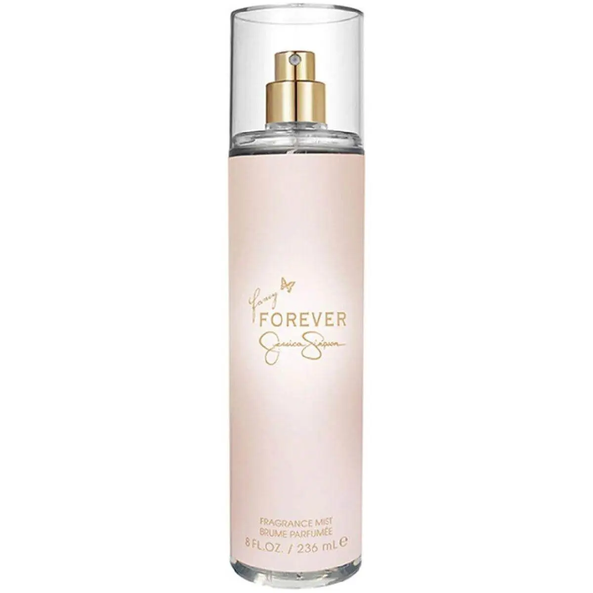 Jessica Simpson Fancy Forever Women's Elegant Floral Perfume Fragrant Mist – 8 fl oz Hair and Body Mist, Long-Lasting Fruity Floral Scent with Vanilla Tones, Apricot Base, Blackberry, Sweet Tonka, Sunkissed-Berry Accents, Signature Liquid Single Item