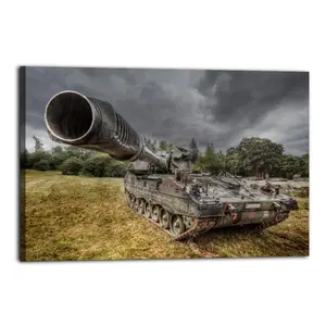 Military Tank Poster Panzerhaubitze 2000 PZH-2000 Poster Decorative Painting Canvas Wall Art Picture Print Modern Family Bedroom Decor