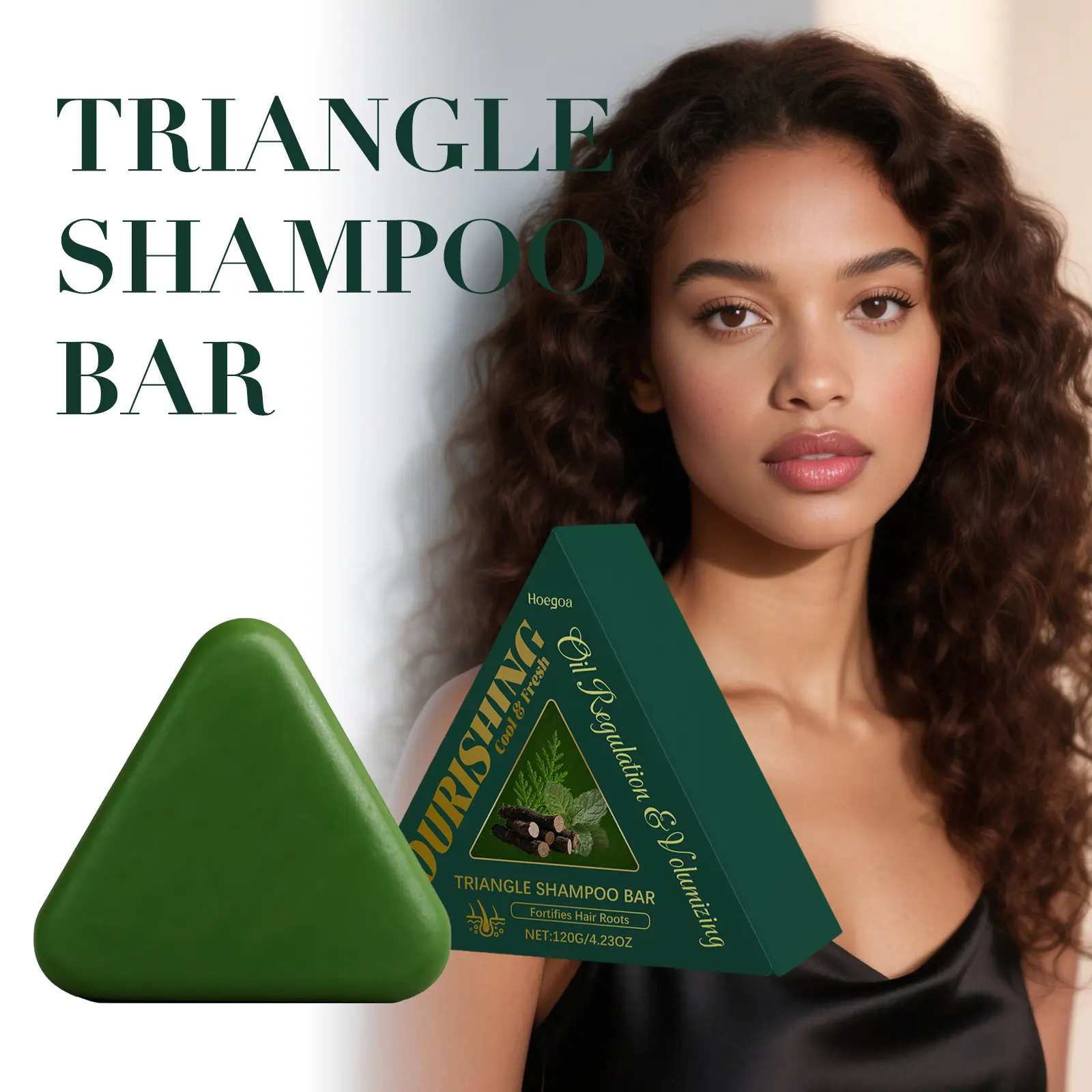 Hoegoa Herbal Nail Repair Bar, Fungal Treatment Cleanser to Restore Damaged Nails, Non-Greasy Soap for Healthy Growth and Shine