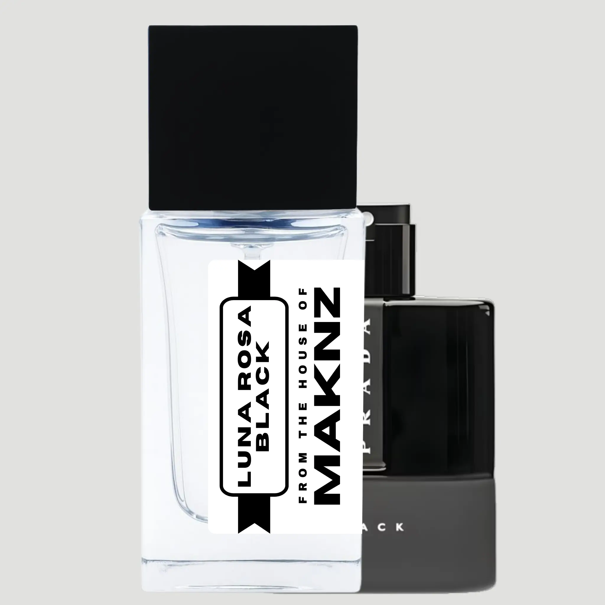 MAKNZ Luna Rosa Black Men's Fragrance - amber, musky, powdery, woody, vanilla, aromatic, balsamic, sweet, warm spicy, patchouli Scent