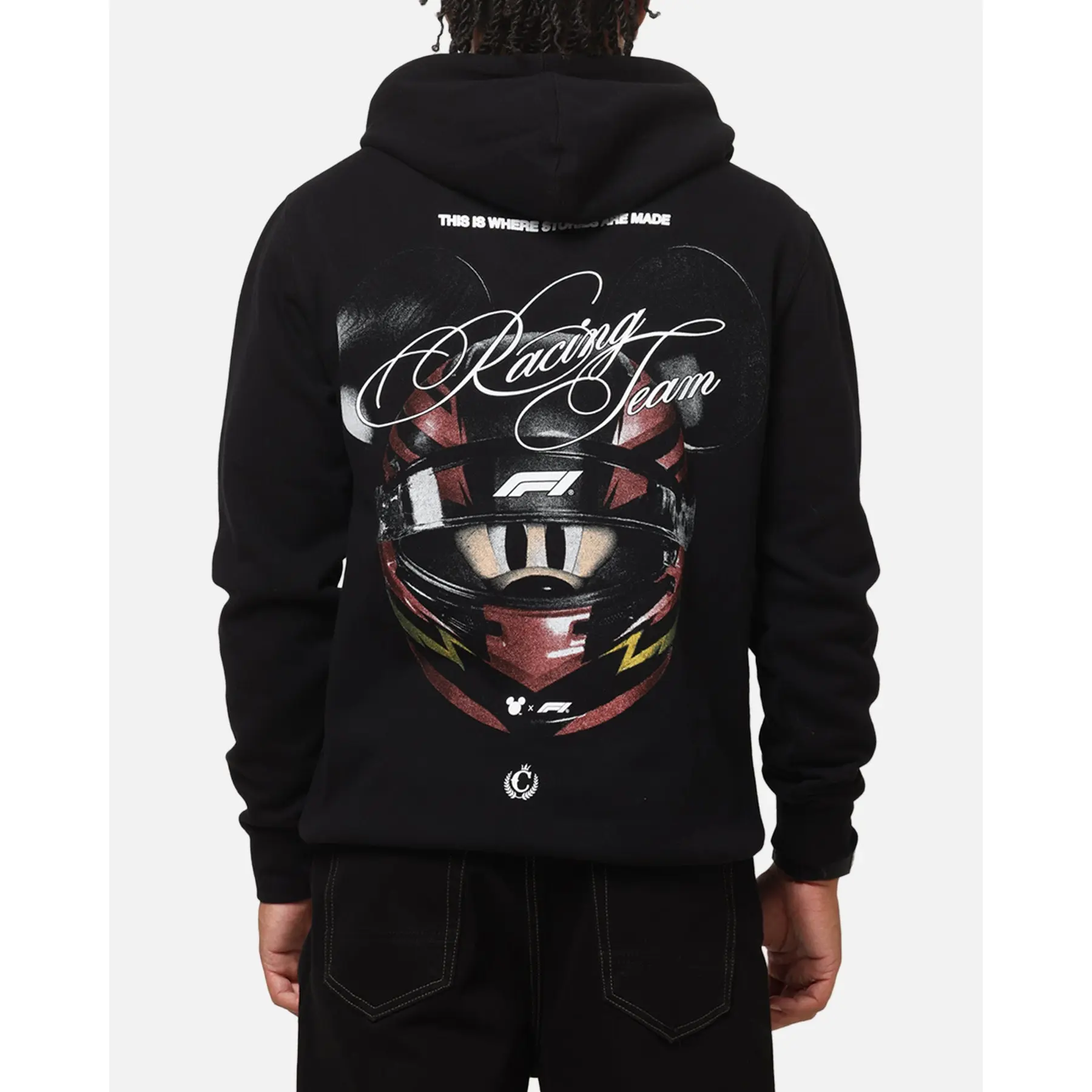 Culture Kings Disney x Formula 1® Mickey Helmet Hoodie Black