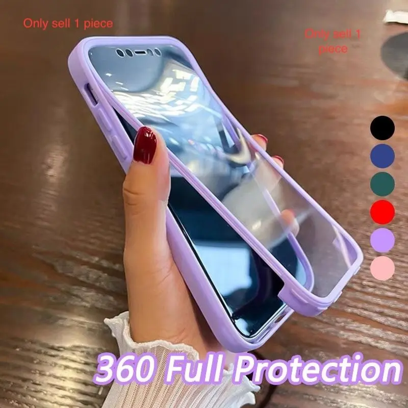 For Samsung S25 S24 Plus S24 Ultra A06 A16 A26 A56 S24 FE 5G Full Body Protector Cover Protective Phone Case Screen Protector, Protective Cellphone Casing, Mobile Phone Casing, Shockproof Phone Cover Protective Casing