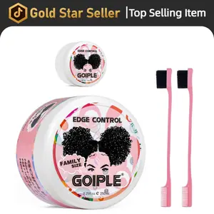 Goiple Edge Control Wax for Women Powerful Styling Oil-free Smooth Hair Gel Suitable for Hair With Scattered and Curled Edges, Anti-Frizz and Fly Away Hair Wax ,Water-based Super Styling Hair Care Formula Haircare