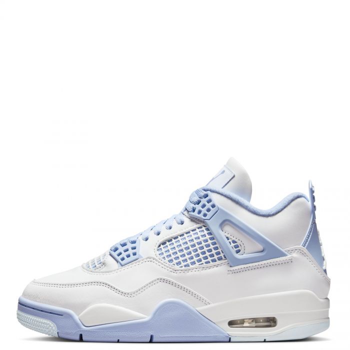 Women's Air Jordan 4 Retro White/Aluminum-Blue Tint (HV0823 100)