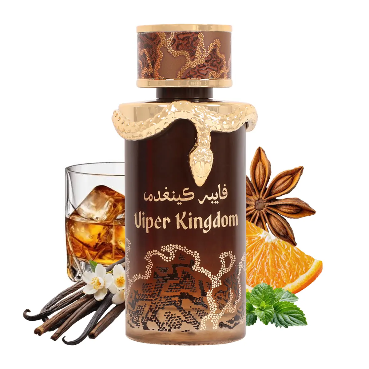 Venom Viper Kingdom Eau de Parfum 100ml - Luxurious Snake Design Perfume for Men and Women