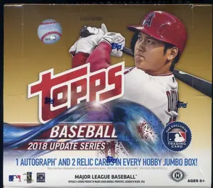 2018 Topps Update Series MLB HTA JUMBO (OHTANI RC YR!!!)