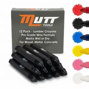 Mutt Tools Lumber Crayons, 12 Pack Mutt Tools Lumber Crayons, 12 Pack
