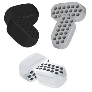 Silicone Chin Exerciser Facial Shaper and Jaw Fitness Ball Neck Shaping Device Face Beauty Tool Dual Chin Exercise Set of 2 Double Chin Facial Sculpting