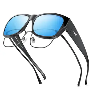 KastKing Chariton Fit-Over Polarized Wrap Around Over Sunglasses for Men and Women, Ideal for Driving Fishing Cycling Running