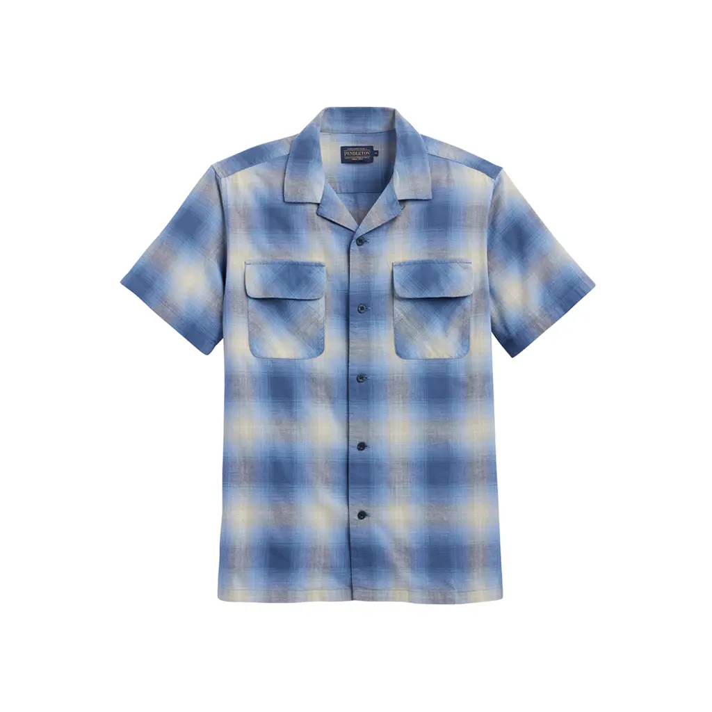 Baja Board Shirt Navy/Blue Plaid 25'
