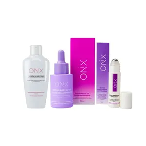 Onix Skincare 3-Pack Hydrating & Brightening Serum 30ml, Dark Circle Corrector 15ml, Neutral pH Soap 30ml - Hyaluronic Acid    Moisturizer Hydrating