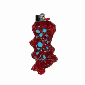 EURODOES Lighter Holder Art/Fashion Accesory (Ruby Red)