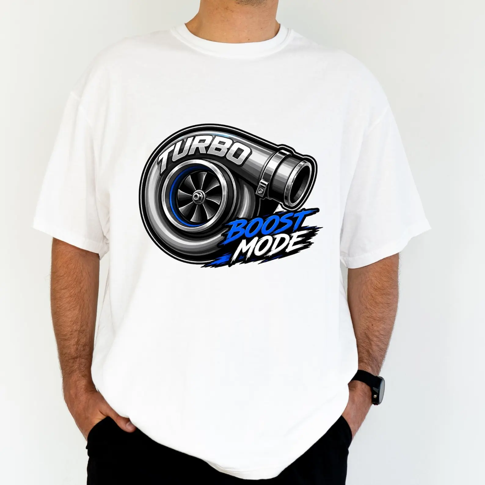 Turbo Boost Mode Shirt, Turbocharger T-Shirt, Car Enthusiast Gift, Mechanic Tee, Racing Graphic Shirt, JDM Car Lover Apparel
