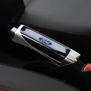 Carbon Fiber Car Hand Brake Cover Grip Protector, Durable & Stylish Design for Ford Fiesta Focus Mustang Ranger Mondeo Kuga Ecosport