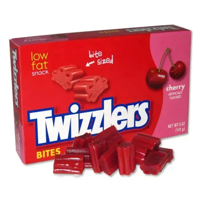 Twizzlers Licorice Cherry Bites Theater Box: 12-Piece Display