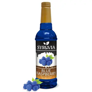 Syruvia Blue Raspberry Syrup 25.40 Ounces Blue Raspberry Flavoring Syrup Syruvia Blue Raspberry Syrup 25.40 Ounces Blue Raspberry Flavoring Syrup