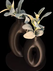 Oval Modern Vase Set