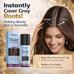 Root and Scalp Touch-Up Spray for Gray Coverage – Dark brown Hair Color, Sweat-Resistant,  Natural-Looking Root Concealer, 2.54 oz