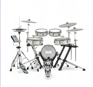 EFNOTE 3B Acoustic Designed Electronic Drum Set White Sparkle
