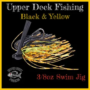 3/8oz Bass Swim Jigs With Weed Guard