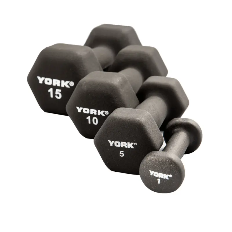 York Neoprene Hexagon Fitbell York Neoprene Hexagon Fitbell