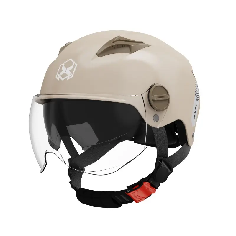 Universal Four Seasons Helmet Sunproof Safety Headgear for Men Women Electric Motorcycle Scooter Riding