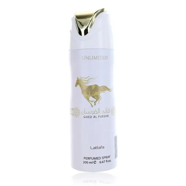Lattafa QAED AL FURSAN UNLIMITED 200ml Perfumed Spray - Luxurious Pre-Packed Scented Unisex Fragrance, Fragrances for All Genders, Single Item