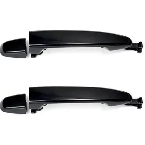 2 count Sliding Door Handles for Toyota Sienna 2004 2005 2006 2007 2008 2009 2010,Rear Left Driver & Right Passenger Side Replace# 6921308020, 6922708040, 82496,Black