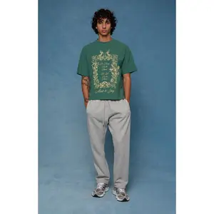 Pacsun Men's Gray Straight Leg Sweatpants