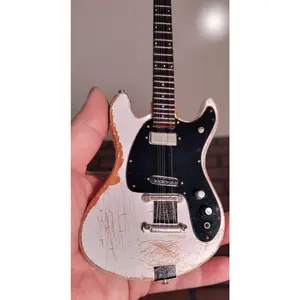 JOHNNY RAMONE -Sig 1965 Mosrite Ventures II Replica 1:4 Scale Guitar ~Axe Heaven
