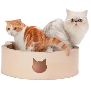 Cat-headed Scratcher Bed (Birch)