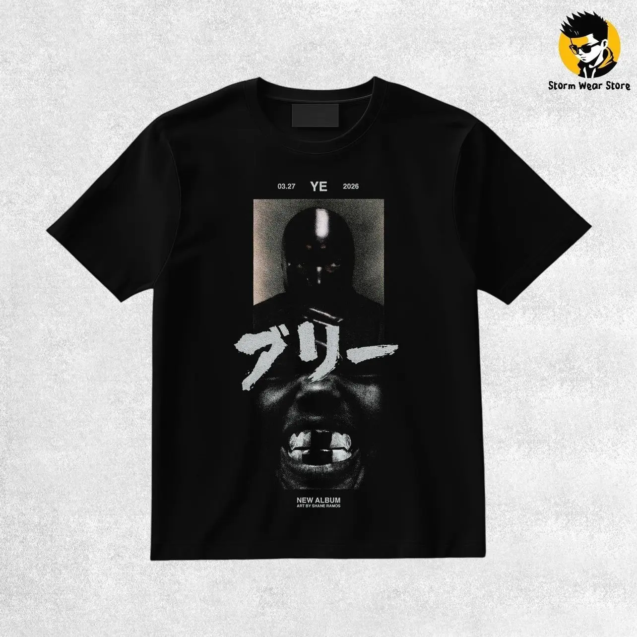YE - BULLY ALBUM 2026 VINTAGE TEE, Unisex Rap Shirt, Rap Tee, Music Fans Shirt, Rapper Merch Gift for Him Gift For Her, Y2K Womenswear And Menswear Graphic Tee Top Crewneck Apparel 5PT