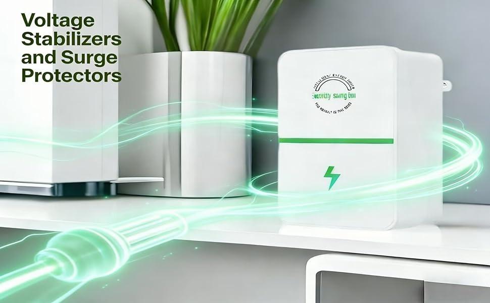 Plug-In Power Box with US Plug 2026 Updated Design, Compatible with 90–250V Input Range, Safe & Durable