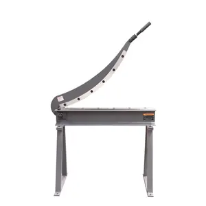 Guillotine Metal Shear, 31 in Bed Width, 16 Gauge Metal Guillotine Shear with a Stand for Construction Work Sheet Metal Fabrication Plate Cutting Cutter HS-30