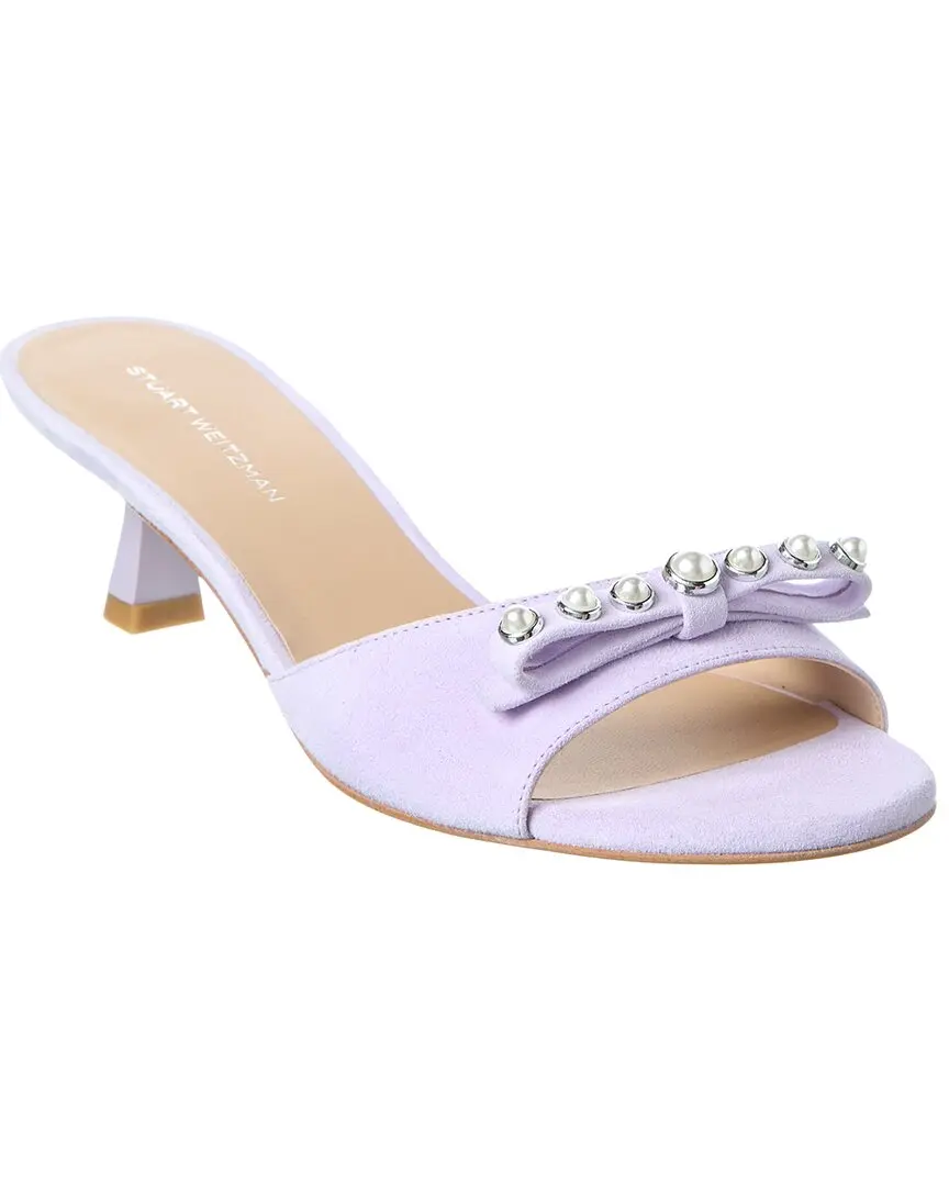 Stuart Weitzman Luella 50 Suede Sandal