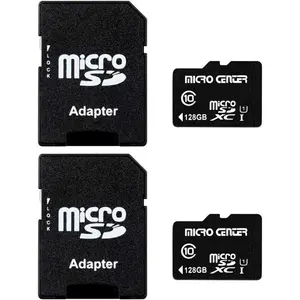 Micro Center 256GB Class 10 MicroSDXC Flash Memory Card with Adapter for Mobile Device Storage Phone, Tablet, Drone & Full HD Video Recording - 80MB/s UHS-I, C10, U1 (1 Pack)
