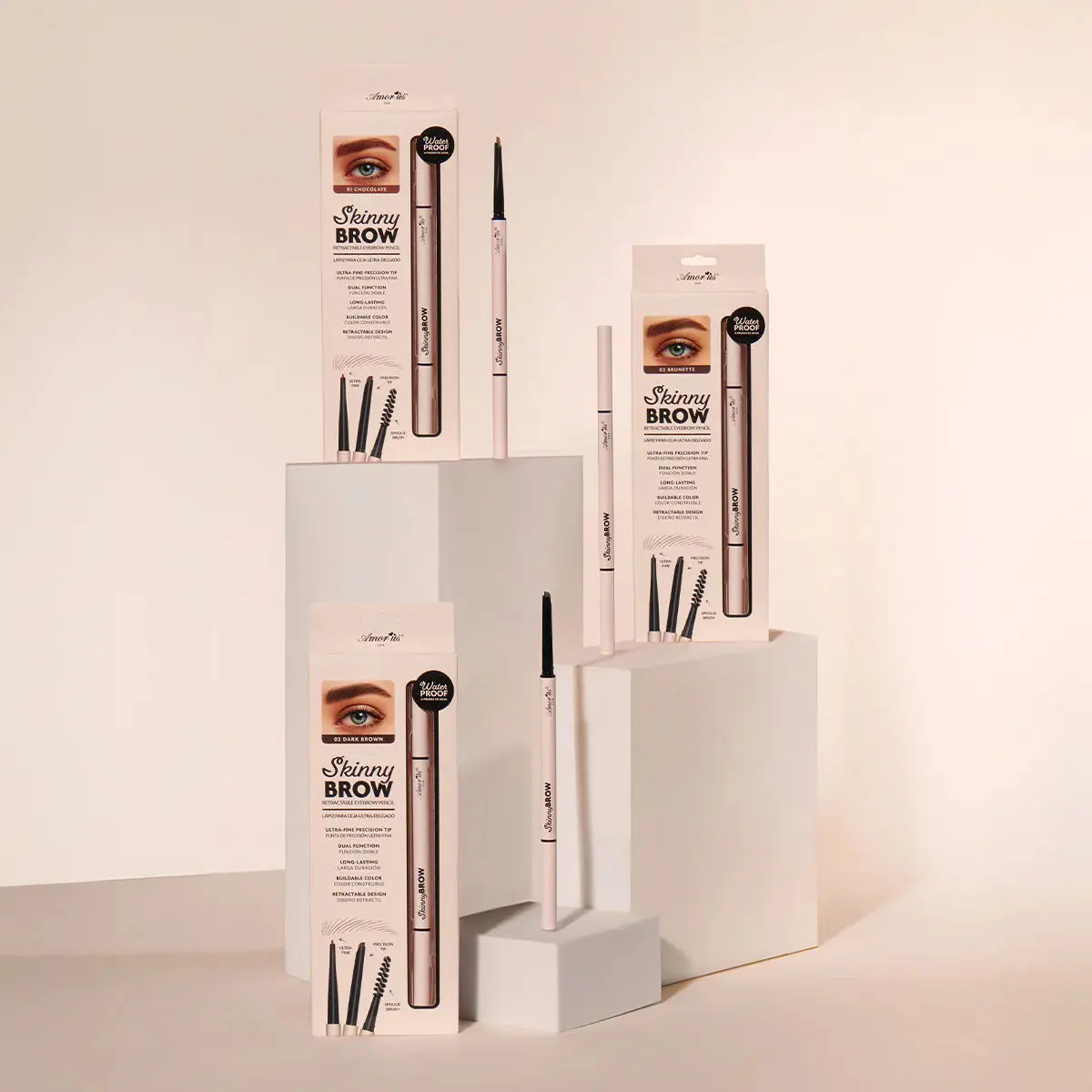 AMORUS - Skinny Eyebrow Pencil (Various Shades)