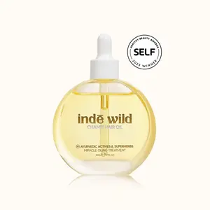 Indē Wild Champi Hair Oil | Ayurvedic Hair Growth Oil with Rosemary, Castor Oil, Bhringraj & Hibiscus | Reduces Hair Fall, Strengthens Roots, Promotes Thicker & Healthier Hair |  Natural Hair Treatment 50ml