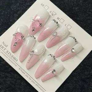 UNIQUE long length nails for Any Occasion press-on nail Size SMALL nails