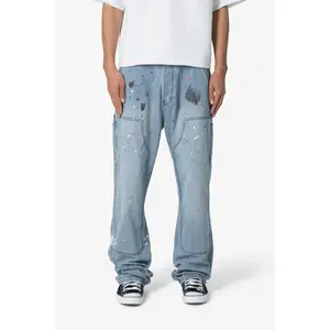 mnml Ultra Baggy Jacquard Carpenter Pants - Grey