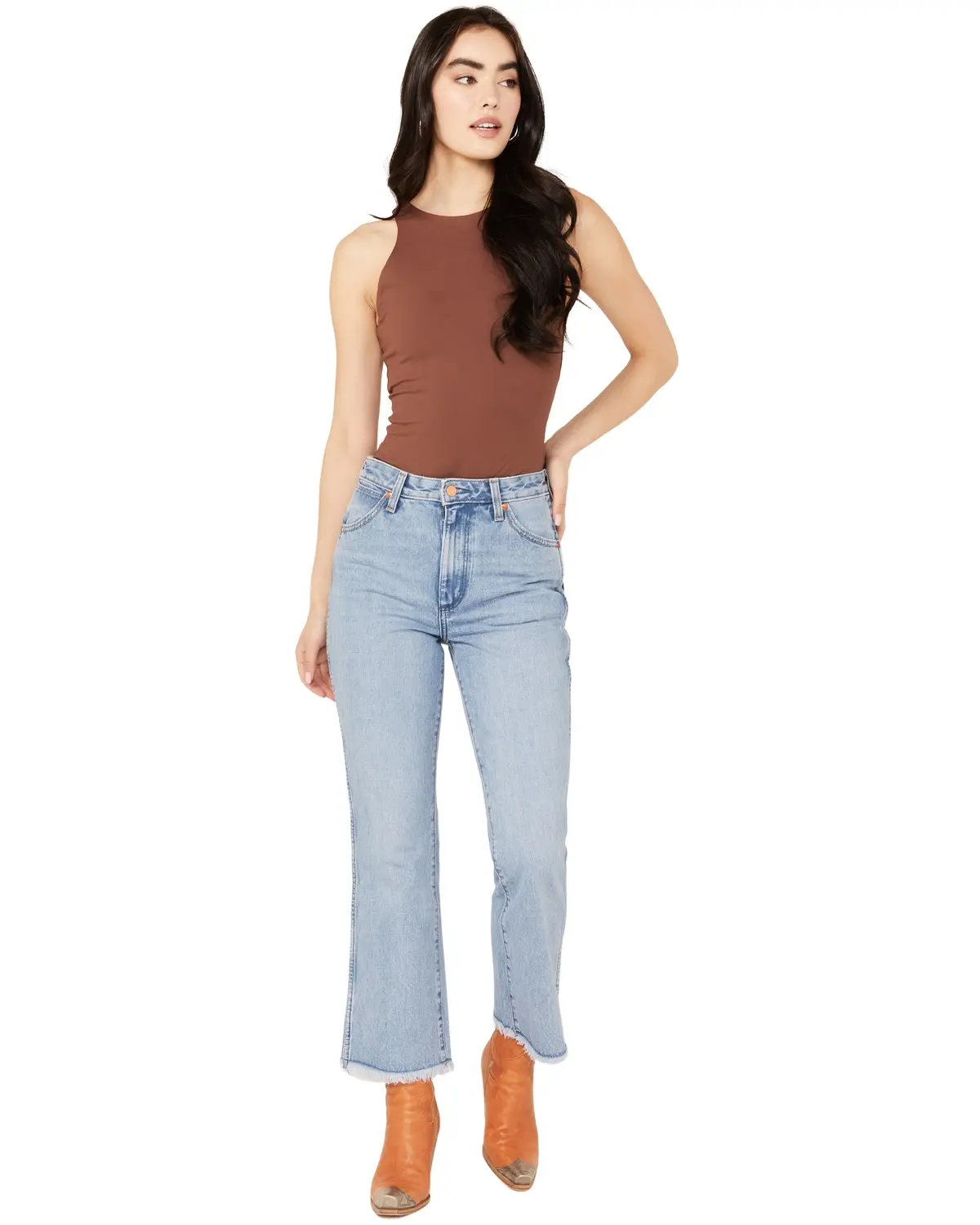 Wrangler Women's Women'S Medium Wash High Rise Wrock 627 Flare Jeans - 112334623