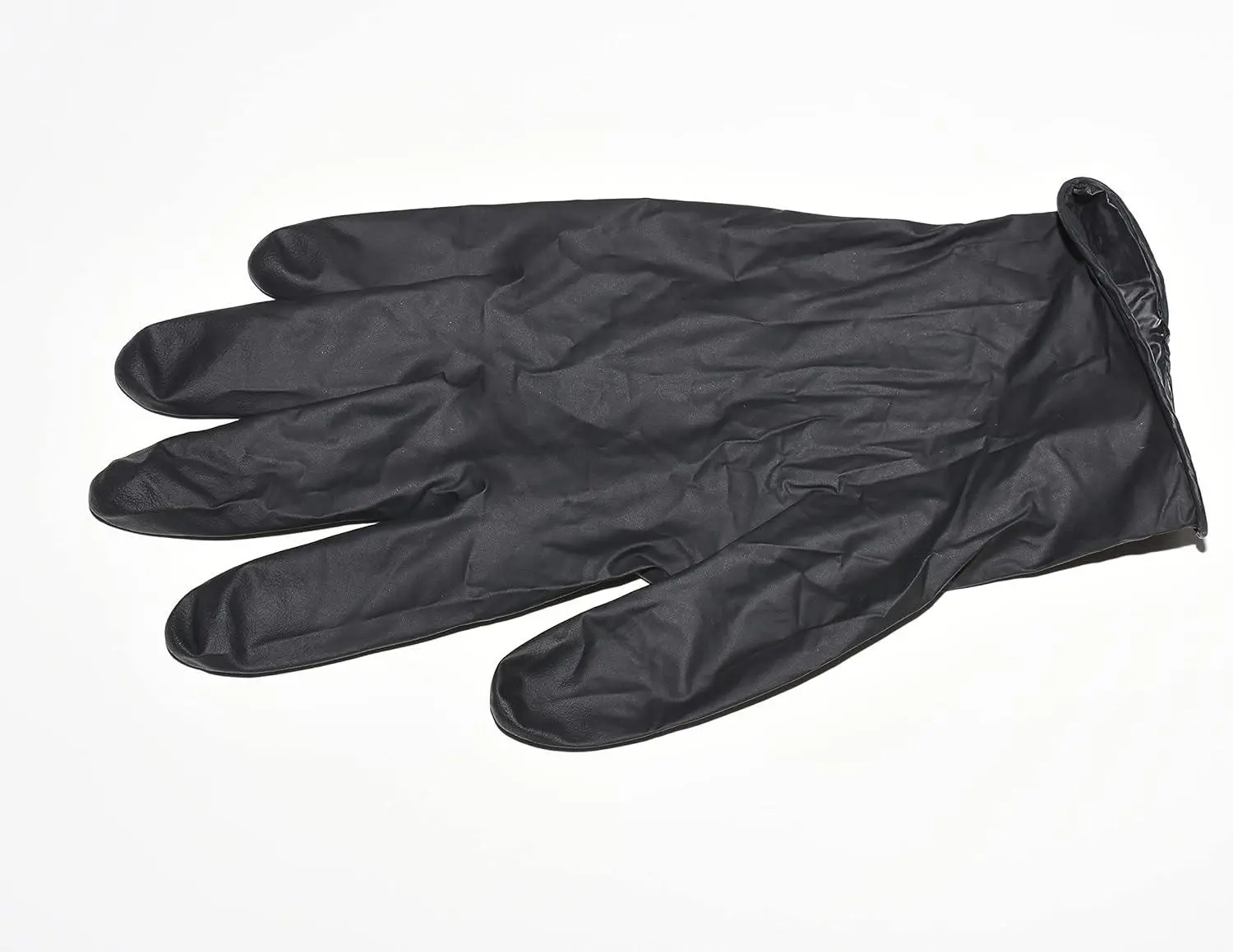 100pc Thick Black Nitrile Sports Gloves - Food Grade, Disposable, Waterproof, Tear-Proof for Cleaning and Sports Activities