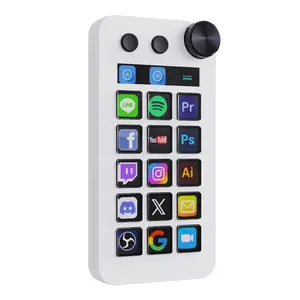 VSDINSIDE N1 3-in-1 Numeric Pad Calculator Keyboard with Screen, Macro Button Keyboards, Stream Deck Keyboards for TKL Keyboards