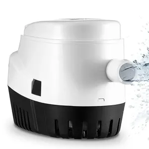 Bilge Pump, 750GPH 12V Automatic Submersible Boat Bilge Water Pump with Float Switch, 0.7" Outlet Diameter, Small Boat Bilge Pump, Marine Electric Bilge Pump for Boats, Ponds, Pools, Basements