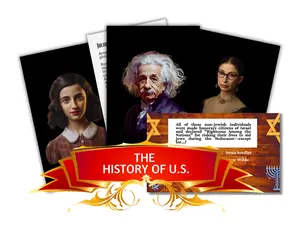 Jewish History Trivia & Flashcards for Kids & Teens | STEM, Entrepreneurship & Culture Learning Set | Classroom & Homeschool Resource